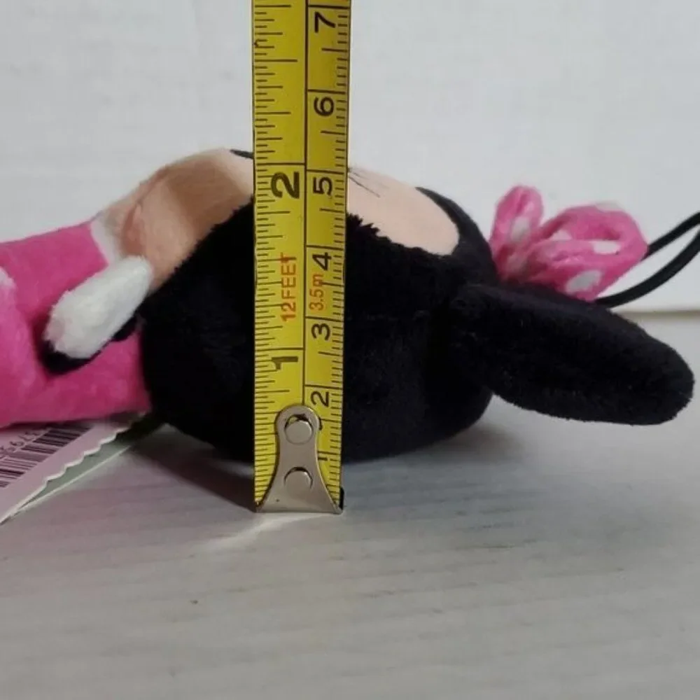 Disney Hallmark Ornaments Mickey Minnie Mouse Small Stars P'tites Plushy PLUSHIE
